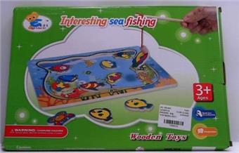 Wooden Fishing Game   ITEM NO.： W073874