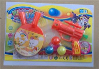 Small ball gun+table tennis racket   ITEM NO.： W082344