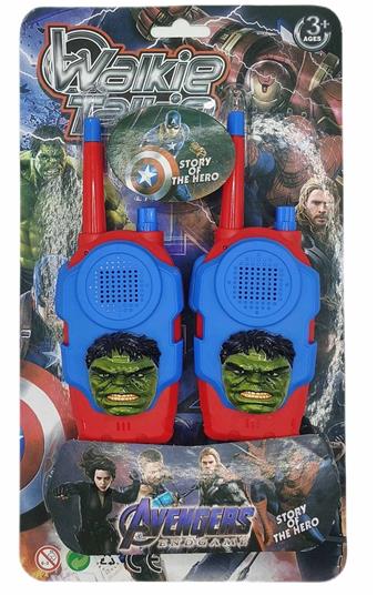 Hulk with 3D head walkie talkie   ITEM NO.： W069642