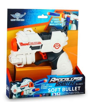 Soft Bullet Gun (Soft Bullet, Outdoor, Weapon) Manual Soft Bullet Gun Simulation Soft Bullet Gun EVA Soft Bullet Gun Set   ITEM NO.： W079096