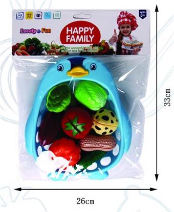 Basket of vegetables for cutting joy (11PCS)   ITEM NO.： W070266