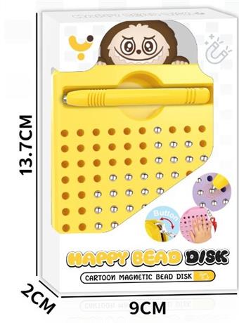 Magnetic pen drawing board/with buckle (canvas) (99 beads)   ITEM NO.： W077660