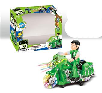 Ben10 electric motorcycle universal lighting music   ITEM NO.： W078946