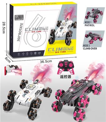 Six wheeled stunt car (camera version)   ITEM NO.： W078888