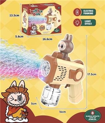 8-hole automatic bubble machine with light   ITEM NO.： W077551