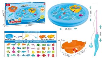 Color box fishing+pool+boat   ITEM NO.： W071882
