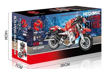 268PCS DIY assembled building block motorcycle series   ITEM NO.： W072092