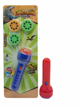 Dinosaur Projection Flashlight (24 Throw)   ITEM NO.： W069698