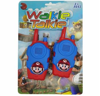 Mario with 3D head walkie talkie   ITEM NO.： W069629