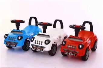 Simulated Jeep Head Reinforced Backrest in Red, Blue, and White   ITEM NO.： W071866