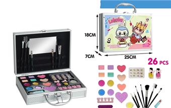 Aluminum case for canvas makeup+makeup   ITEM NO.： W076653