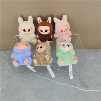 Plush toy with canvas, bubble, Mart keychain   ITEM NO.： W077014