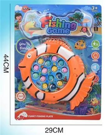 Big Fish Electric Fishing Disk with Music   ITEM NO.： W074132