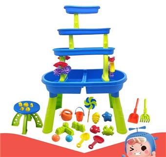 Beach Toys -48 Piece Beach Table Set   ITEM NO.： W079039