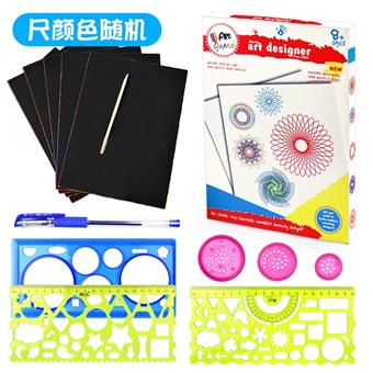 Drawing ruler+scratch paper   ITEM NO.： W077816