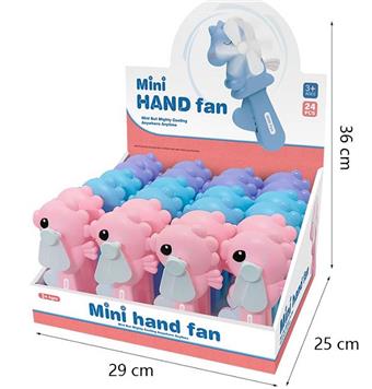 Haima Hand Pressure Small Fan (24PCS)   ITEM NO.： W075413