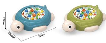 Cute Turtle Fishing Plate   ITEM NO.： W072673