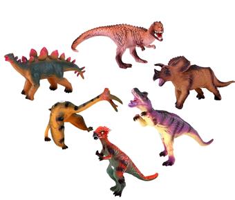 Simulated Vinyl Dinosaur 6 Mixed Models (with IC Call)   ITEM NO.： W073949