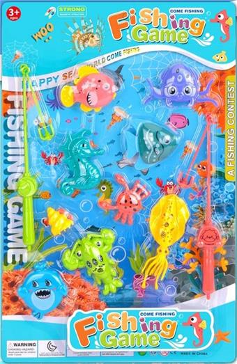Fishing Toys Magnetic Fishing Series Children's Fishing Summer Toys Parent Child Fishing Parent Child Puzzle Toys Water Play Toys Sports Toys Fishing Ocean Toys Small Fish Fish   ITEM NO.： W073174
