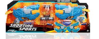 Soft bullet gun toy/Soft bullet gun * 2, bullets * 16, target * 3 (blue)   ITEM NO.： W081713