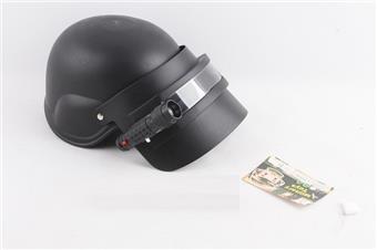 Special police explosion-proof hat with flashlight/black mesh bag, additional 0.1 yuan   ITEM NO.： W068917