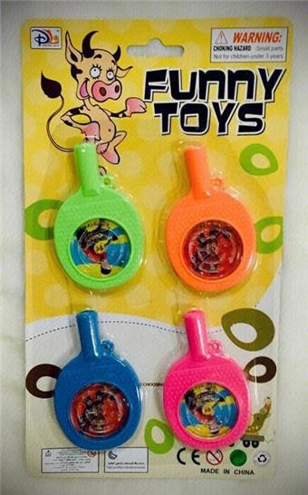 Table tennis racket maze whistle children's instrument set cartoon instrument combination puzzle enlightenment baby instrument toy walking ball children's puzzle fun catapult toy pinball machine magnetic steel ball tabletop game machine   ITEM NO.： W082442