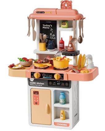 68cm Fashion Kitchen (with color changing food, sound and light) 43Pcs. Excluding electricity 3 * 1.5AA   ITEM NO.： W070904