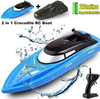 2.4G crocodile remote control boat   ITEM NO.： W074783