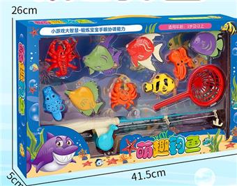 11 piece fishing toy set   ITEM NO.： W073044