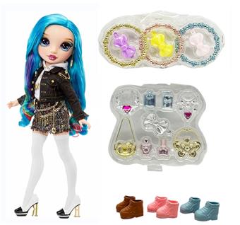 OMG.LOL series high-end lace luminous box 12D real eye bead hard blow bottle real eye bead with lighting, music theme song 32 inch blow bottle rainbow big baby   ITEM NO.： W074021