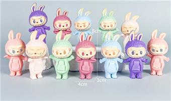 12 high-quality figurines from the "Party Angel Labu Bu" series   ITEM NO.： W076869