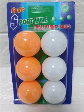 Table tennis balls (6 pieces)   ITEM NO.： W082410