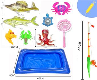 Magnetic fishing toys   ITEM NO.： W073003