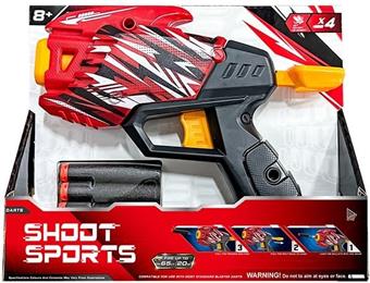 Soft Bullet Gun Toy/Soft Bullet Gun * 1, Bullets * 4/Red   ITEM NO.： W081684