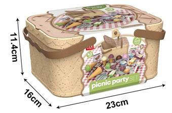 Picnic Basket Ice Cream Set   ITEM NO.： W072733