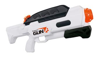 Inflatable water gun (4 interchangeable nozzles)   ITEM NO.： W068522