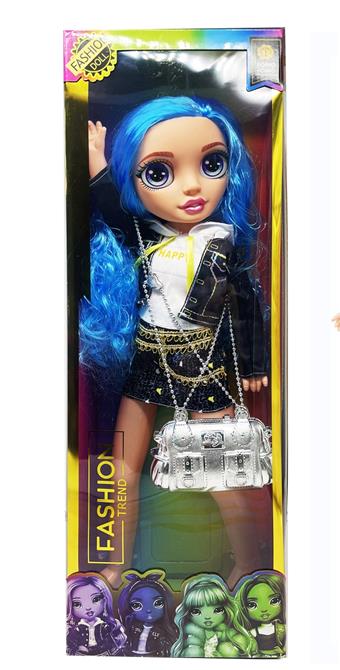 OMG.LOL series high-end lace luminous box 12D real eye bead hard blow bottle real eye bead with lighting, music theme song 32 inch blow bottle rainbow big baby   ITEM NO.： W074008