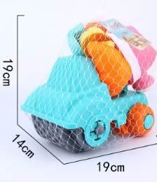8-piece Zhuang soft rubber food beach bike set   ITEM NO.： W070752
