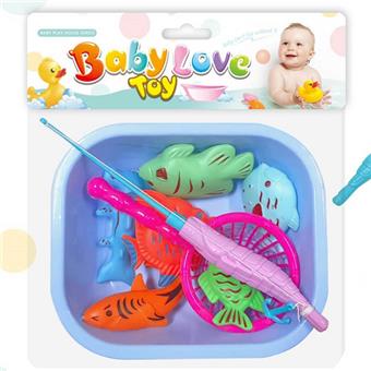 Environmental protection bathtub fishing toys 9PCS   ITEM NO.： W073791