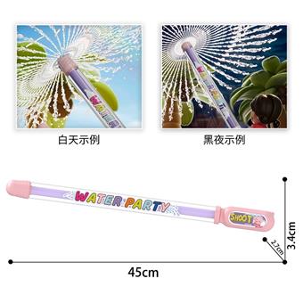 Pull ring showerhead water cannon (pink)   ITEM NO.： W082054