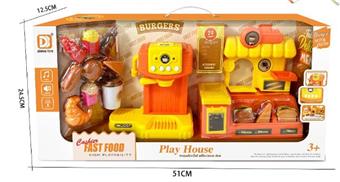 Coffee machine/burger stand set   ITEM NO.： W070430