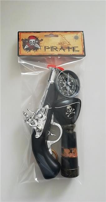 Pirate gun (electroplated) with eyes, ears, and fingers   ITEM NO.： W077994