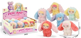 Display box with plush toys made of canvas   ITEM NO.： W076909