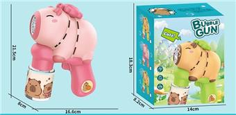 Capibala Electric Bubble Gun   ITEM NO.： W078562