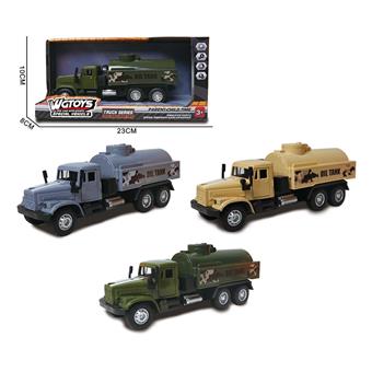 Long headed open door return military truck oil tanker   ITEM NO.： W082740