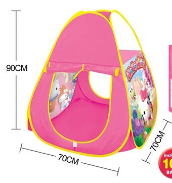 KT Cat Tent with 100 Ocean Balls   ITEM NO.： W084157