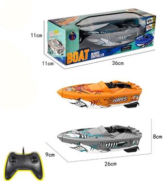 Four way remote control boat, remote control speedboat simulation boat, mini boat model toy   ITEM NO.： W074755