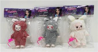 7-inch vinyl cloth doll with bottle   ITEM NO.： W076549