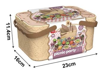 Picnic Basket Dessert Set   ITEM NO.： W072731