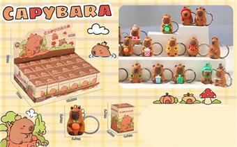 Carpet Pulling Soft Rubber Doll Blind Box Keychain (24PCS/Display Box)   ITEM NO.： W077808